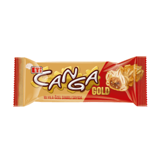 Eti Canga Gold Yer Fıstıklı Karamelli Nuga Bar 45 G