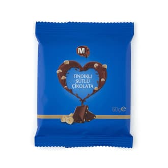 Migros Fındıklı Sütlü Tablet Çikolata 60 G