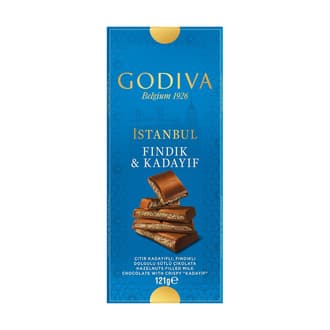 Godiva İstanbul Fındıklı & Kadayıflı Tablet Çikolata 121 G