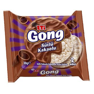Eti Gong Sütlü Kakao Kaplamalı 30 G