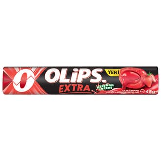 Olips Extra Çilek Aroma Dolgulu Bonbon Şekerleme 45 G