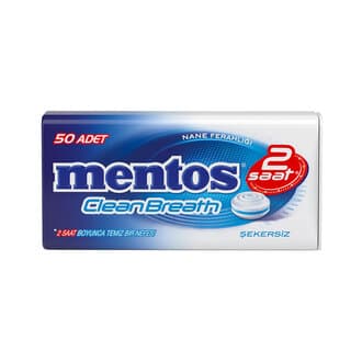 Mentos 2 Saat Clean Breath Nane Aromalı Şeker 35 G