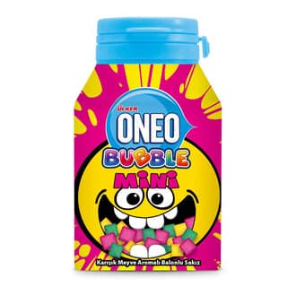 Ülker Oneo Bubble Mini Karışık Meyve Aromalı Sakız 60 G