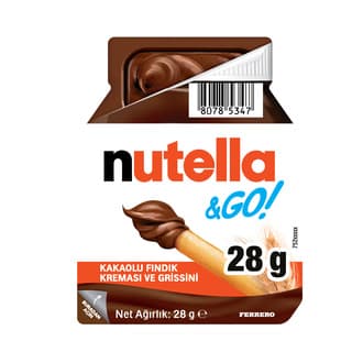 Nutella & Go Kakaolu Fındık Kreması ve Grissini 28 G