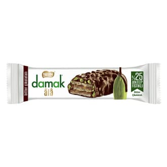 Nestle Damak Ala Bitter Çikolata Kaplı Antep Fıstıklı Gofret 30 G