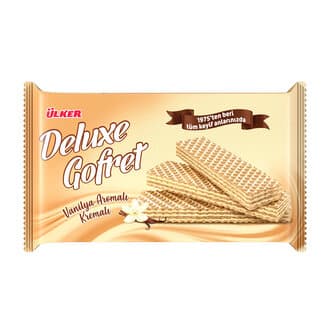 Ülker Deluxe Gofret Vanilya Aromalı Kremalı 220 G