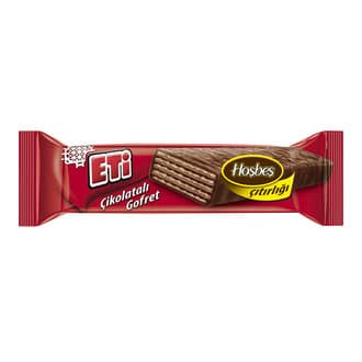 Eti Sütlü Çikolata Kaplı Fındık Kremalı Gofret 34 G