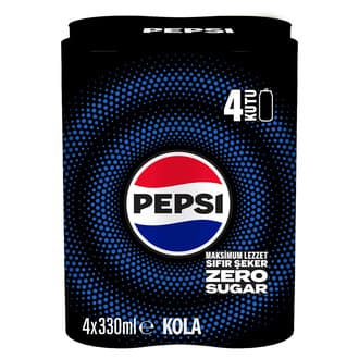 Pepsi Zero Sugar 4 x 330 Ml