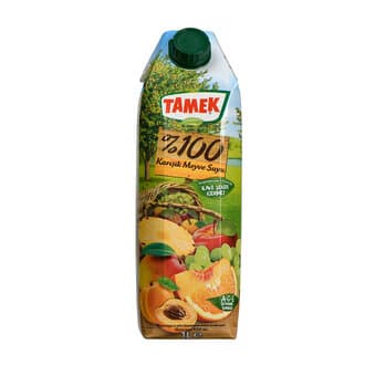 Tamek %100 Karışık Meyve Suyu 1 Lt
