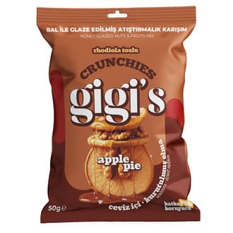 Gigi's Ceviz İçi Elma Kurusu Atıştırmalık 50 G