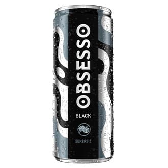 Obsesso Black Şekersiz Soğuk Kahve 250 Ml