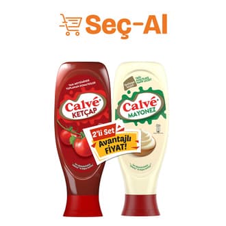 Calve İkili Set Ketçap 610 G + Mayonez 540 G