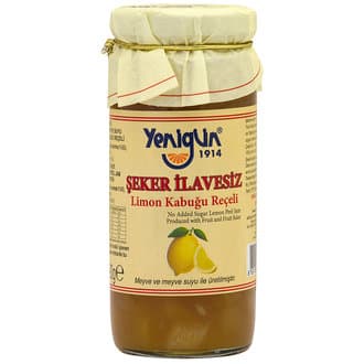 Yenigün Şeker İlavesiz Limon Kabuğu Reçeli 290 G