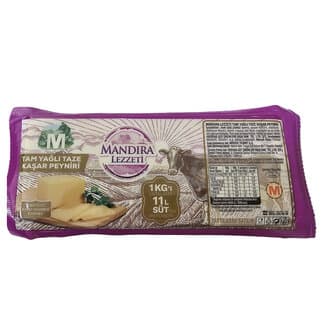 Mandıra Lezzeti Tam Yağlı Taze Kaşar Peyniri Kg