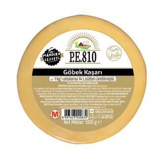 P.E. 810 Tam Yağlı Taze Göbek Kaşarı 500gr