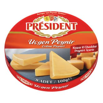 President Cheddarlı Üçgen Peynir 100 G