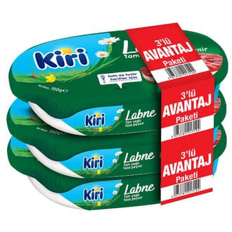 Kiri Labne Tam Yağlı Taze Peynir 3 x 150 G