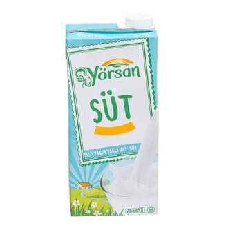 Yörsan Yarım Yağlı Uht Süt 1L