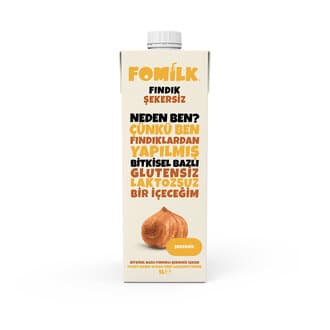 Fomilk Fındık Şekersiz 1 L