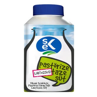 Sek Laktozsuz Pastörize Süt 200 Ml
