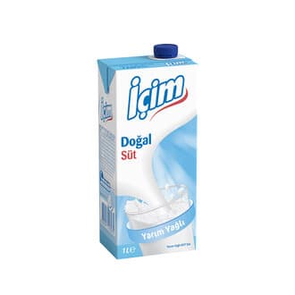 İçim Yarım Yağlı Süt 1 L
