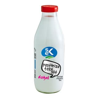 Sek Pastörize Günlük Şişe Süt 1 L