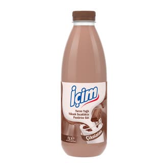 İçim Çikolatalı Pastörize Süt Pet 1 L