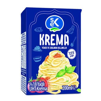 Sek % 18 Yağlı Krema 200 Ml