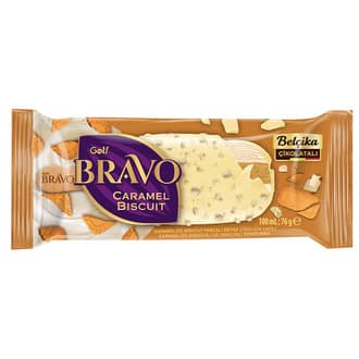 Golf Bravo Belçika Çikolatalı Caramel Biscuit 100 Ml
