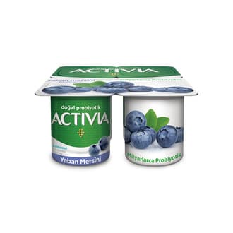 Activia Yaban Mersinli Probiyotik Yoğurt 4*100 G
