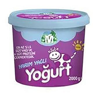 Migros Yarım Yağlı Homojenize Yoğurt 2 Kg