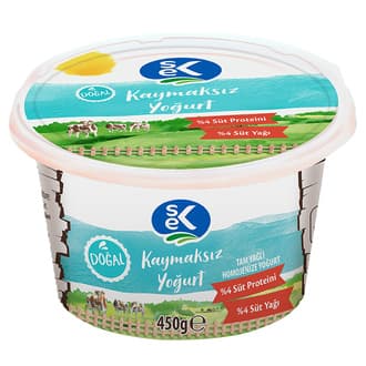 Sek Çiftlik Kaymaksız Yoğurt 450 G