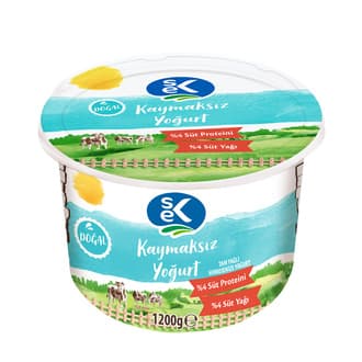 Sek Çiftlik Kaymaksız Yoğurt 1200 G