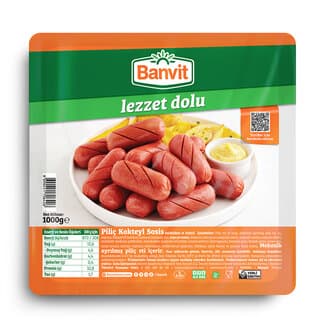 Banvit Piliç Kokteyl Sosis 1000 G