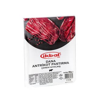 İkbal Dana Antrikot Çemeni Sıyrılmış Pastırma 90 G
