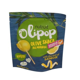 Nutruit Olipop Limon Kabuğu Dolgulu Yeşil Zeytin 30 G