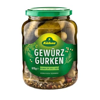 Kühne Salatalık Turşusu Alman Tipi 670 G