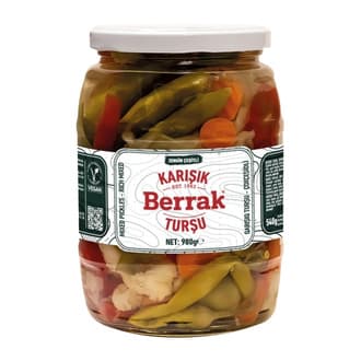 Berrak Zengin Karışık Turşu 980 Ml