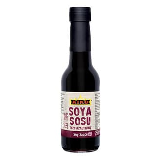 Aiko Tuzu Azaltılmış Soya Sosu 250 Ml