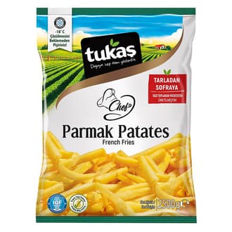 Tukaş Dondurulmuş Parmak Patates 2.5 Kg