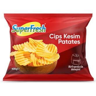 SuperFresh Patates Cips Kesim Patates 400 G