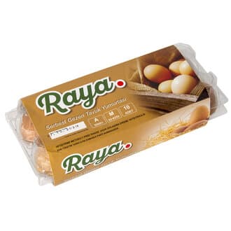 Raya Gezen Tavuk Yumurtası 10'lu M Boy