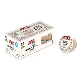Gurvita Dondurulmuş İlikli Kemik Suyu Sade 4 x 50 Ml