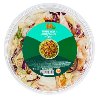 Migros Yemeye Hazır Karışık Kap Salata 200 G