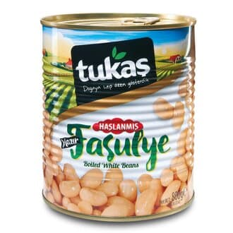 Tukaş Haşlanmış Fasulye 800 G
