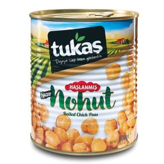 Tukaş Haşlanmış Nohut 800 G