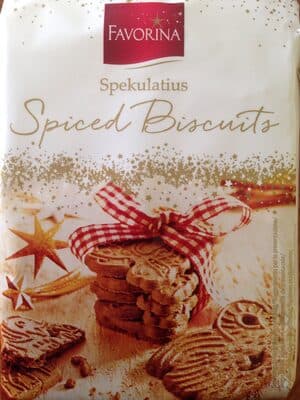 Spiced biscuits