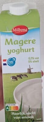 Milbona Verse Magere Yoghurt 0% Vet, Milbona Verse...