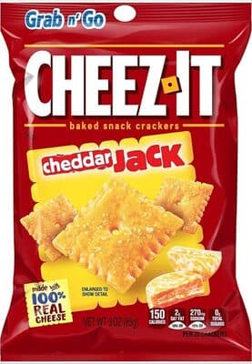 Cheddar Jack baked snack crackers