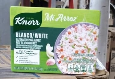 Knorr, Mi Arroz, Rice Seasoning Mix, White